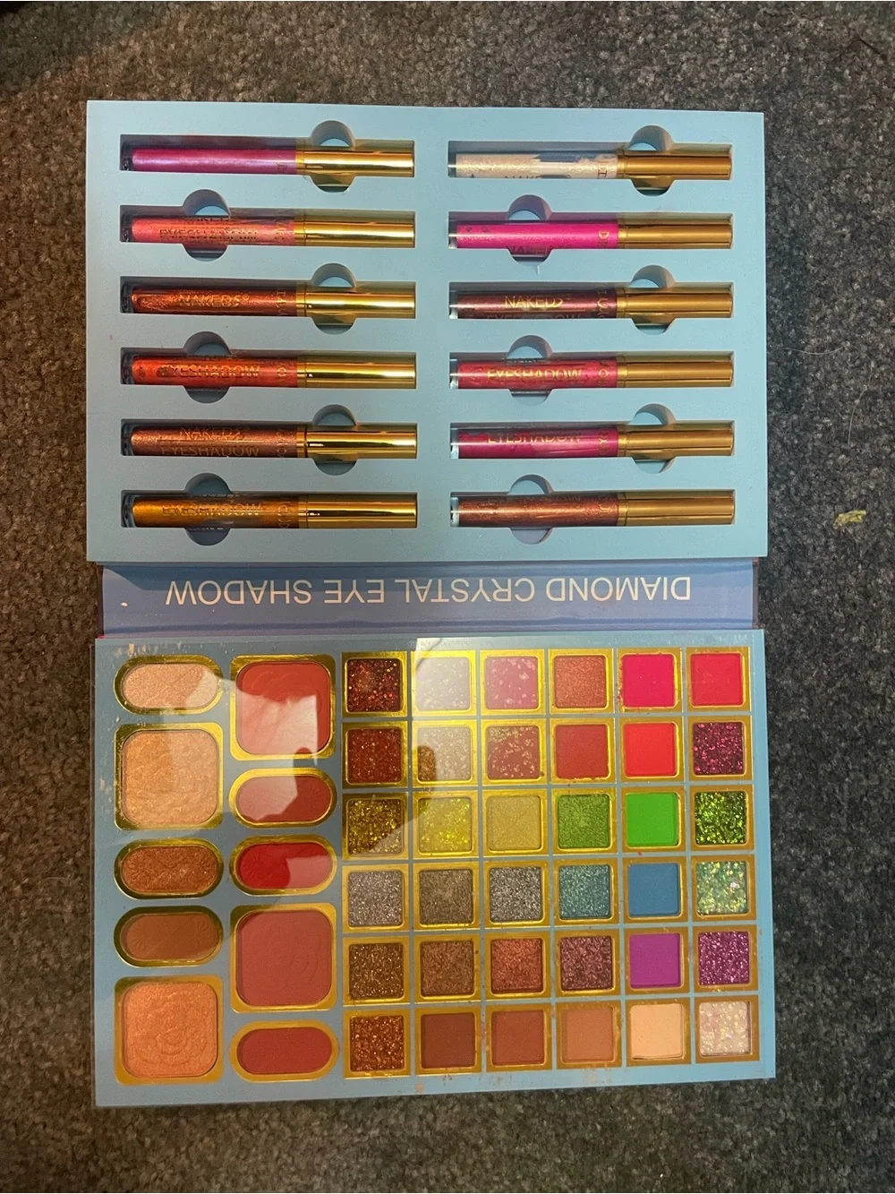 Retro NAKED5 Lisa Frank edition Diamond Crystal Eyeshadow makeup palette NWT